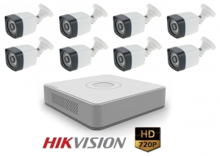 8 kamerový set HIKVISION LINE