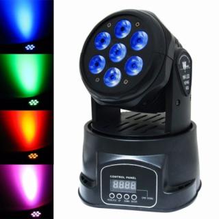 Mini Moving Head Wash 7 x 10 W RGBW 4-in-1, DMX