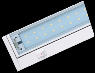 Biele výklopné LED svietidlo pod kuchynskú linku 36cm 5,5W (TL2016-28SMD/5,5W/BI)