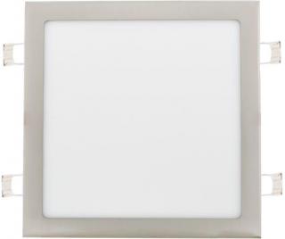 Chrómový vstavaný LED panel 300 x 300mm 25W neutrálna biela (LED-WSQ-25W/41/CHR)