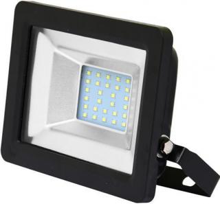 Čierny LED reflektor 20W city 5000K neutrálna biela (RLED48WL-20W)