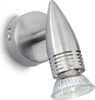 Ideal lux LED Alfa Nickel prisadené svietidlo 5W 9377 (9377)