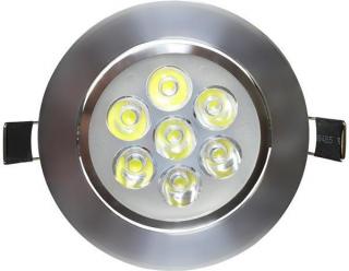 LED bodové svietidlo 7x 1W teplá biela (OT507-4inch-30)