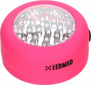 LED vreckové svietidlo KOLO 1,5W ružová (LM77200001)
