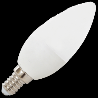 Mini LED žiarovka E14 sviečka 5W biela (LED5W-SV/E14/4100)