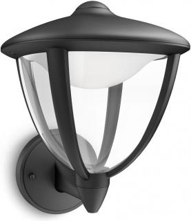 Philips LED Robin svietidlo vonkajšie nástenné čierna 4,5W 15470/30/16 (15470/30/16)