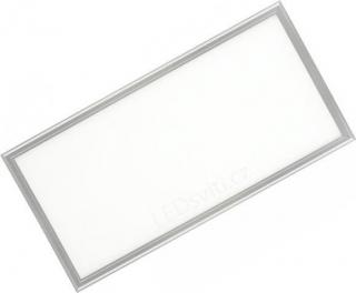 Stmievateľné strieborný podhľadový LED panel 300 x 600mm 30W biela (OT932S300X600-A-45)