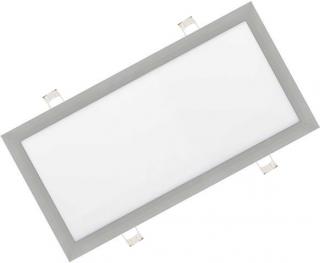 Stmievateľné strieborný vstavaný LED panel 300 x 600mm 30W teplá biela (OT932S300X600-D-35)