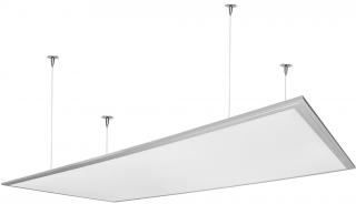 Stmievateľné strieborný závesný LED panel 600 x 1200mm 72W studená biela (OT972S600X1200-B-60)