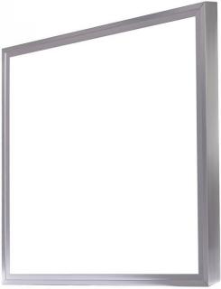 Strieborný LED panel s rámčekom 600 x 600mm 45W studená 4400lm (LED-GPL44-45)