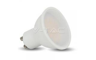 Bodová LED žiarovka GU10 3W denná biela, biele telo 110°