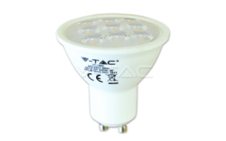 Bodová LED žiarovka GU10 3W teplá biela 38° ozdobný difúzor