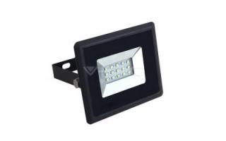 LED reflektor 10 W E-series studená biela čierny