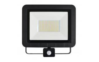 LED reflektor so senzorom 100 W denná biela čierny