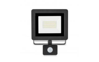 LED reflektor so senzorom 30 W studená biela čierny