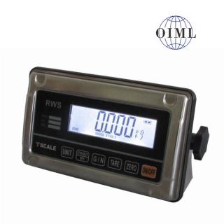 TSCALE RWS, IP-65, nerez, LCD (Vážní indikátor pro obchodní vážení)