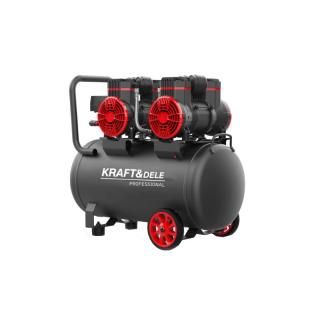 Kraft&Dele Bezolejový kompresor 100l 2x 150W KD1387