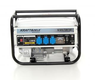 Kraft&Dele generátor prúdu elektrocentrála 12/230V 2500W KD118