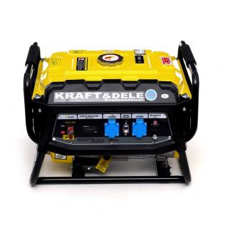 Kraft&Dele generátor prúdu elektrocentrála 3500W LCD displej 12/230V KD149