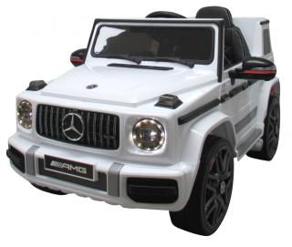 Mercedes G63 AMG 2x35W EVA kolesá mäkké kreslo biela