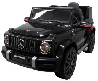 Mercedes G63 AMG 2x35W EVA kolesá mäkké kreslo čierna