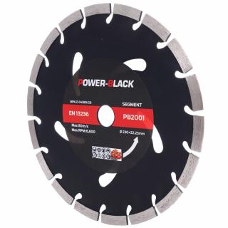 PowerBlack 5x Diamantový rezný kotúč na betón segmentový 230mm PB2001