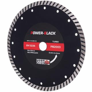 PowerBlack 5x TURBO Diamantový řezný kotouč na beton 230/3,0 mm PB2003