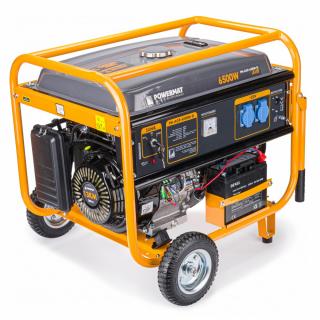 Powermat Generátor prúdu Elektrocentrála AVR 230V 6500W PM-AGR-6500M-EL