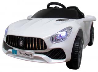 R-SPORT B3 Elektrické autíčko 2x30W + odpruženie + LED efekty, biele
