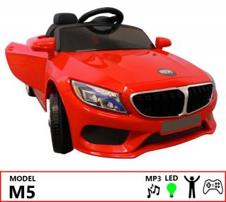 Ragil Elektrické autíčko 2x25W MP3, červené M5