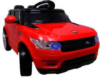 Ragil Elektrické autíčko 2x30W DVOJMIESTNE + MP3, EVA kolesá červené F1