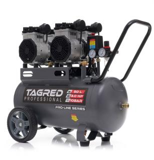 Tagred Bezolejový kompresor 4V 50l 3000W 10bar 580l/min TA3385