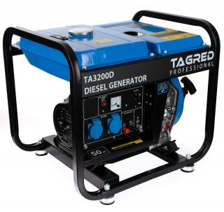 Tagred Naftová elektrocentrála generátor 5500W 2x230V TA3200D