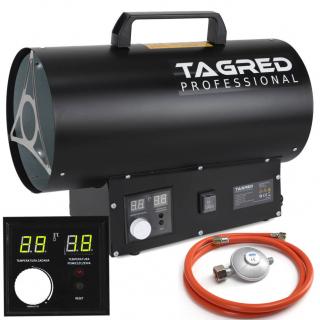Tagred Plynový ohrievač ohrievač 15kW LCD termostat + reduktor TA961