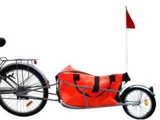 TRAILER BIKE transportný vozík za bicykel s taškou cyklo vozík do 35kg CA052