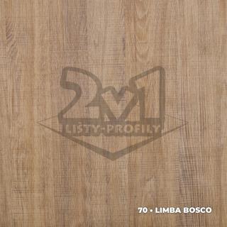 24,5x20 mm | Schodová hrana samolepiaca DĹŽKA: 270 cm, FARBA: 70 • Limba bosco