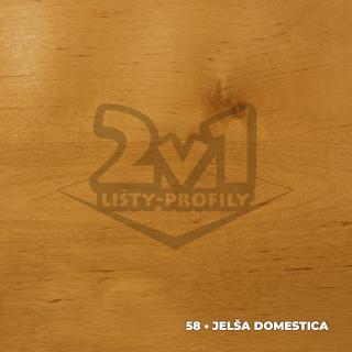 38x2,5 mm | Prechodový profil samolepiaci DĹŽKA: 270 cm, FARBA: 58 • Jelša domestica