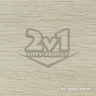 40x5 mm | Prechodový profil samolepiaci DĹŽKA: 270 cm, FARBA: 65 • Dub canum