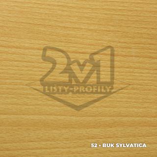 40x5 mm | Prechodový profil samolepiaci DĹŽKA: 90 cm, FARBA: 52 • Buk sylvatica