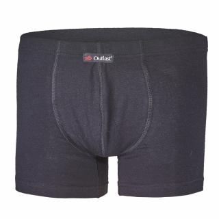 Boxerky pánske tenké plochý šev Outlast® - čierna Veľkosť: XL