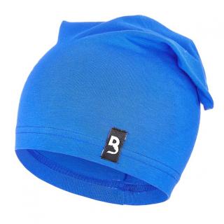 Čiapka tenká spadlá BARIDI Outlast® - modrá royal Veľkosť: 5 | 49-53 cm