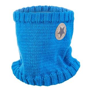 Nákrčník pletený hladký LA Outlast® - modrá-logo Veľkosť: 3 | 42-44 cm