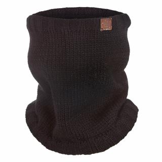 Nákrčník pletený hladký Outlast ® - čierna Veľkosť: 5 | 49-53 cm