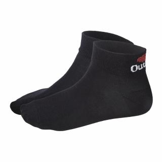 Ponožky nízké Outlast® - čierna Veľkosť: 43-46