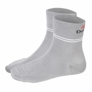 Ponožky Outlast® - tm. šedá/pruh biely Veľkosť: 35-38