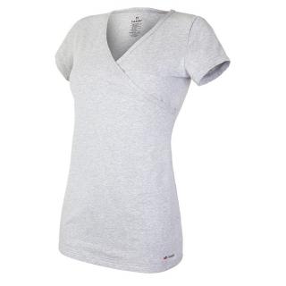 Tričko kojacie Outlast® - šedý melír Veľkosť: XL