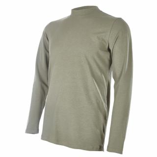 Tričko pánske DR tenké stojáček Outlast® - khaki Veľkosť: XL