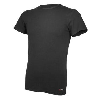 Tričko pánske KR tenké výstrih U Outlast® - čierna Veľkosť: XL