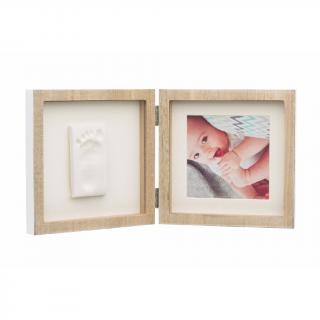 Obltačky s fotografiou Square Frame Wooden - Baby Art