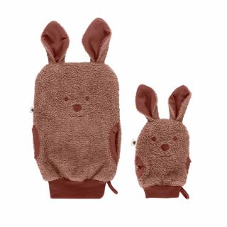 BIBS Kangaroo rukavice na kúpanie z BIO bavlny - Rôzne farby Farba: Woodchuck